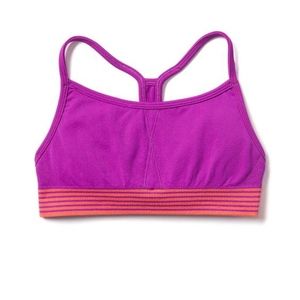 Athleta Girl Striped Track Bra NWT